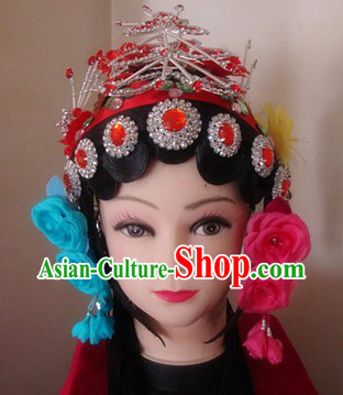 Chinese Classical Peking Opera Wig and Hair Accessories