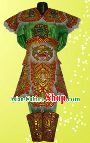 Traditional Chinese Dragon Dancer Costume for Women