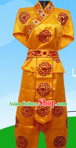 Traditional Chinese Dragon Dancer Costume for Men