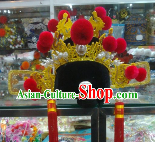 Chinese Classical Bridegroom Wedding Hat