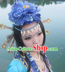 Chinese Classical Blue Hair Accessories Set