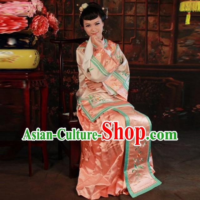 Chinese Classical Big Family Embroidered Lady Clothes