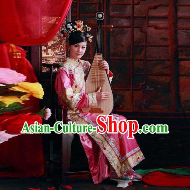 Chinese Classical Big Family Embroidered Lady Clothes