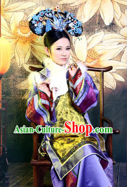 Qing Dynasty Empress Clothes Complete Set for Women