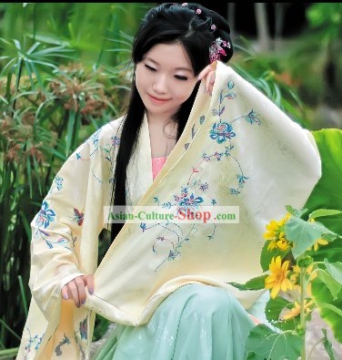 Embroidered Historical Dress of the Han Chinese people