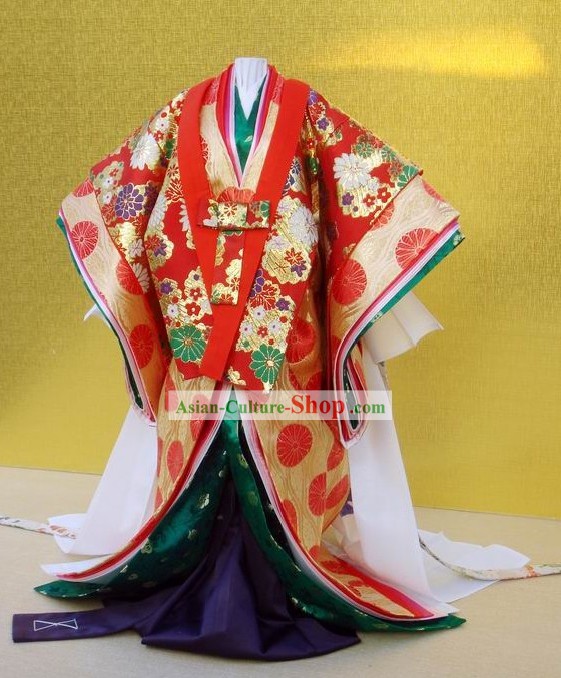 Ancient Japanese Empress Kimono Costumes for Women