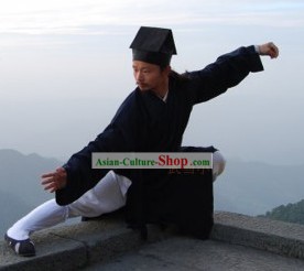 Traditional Daoist Priest Robe and Hat