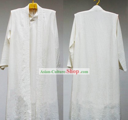 Daoist Priest White Kung Fu Uniform