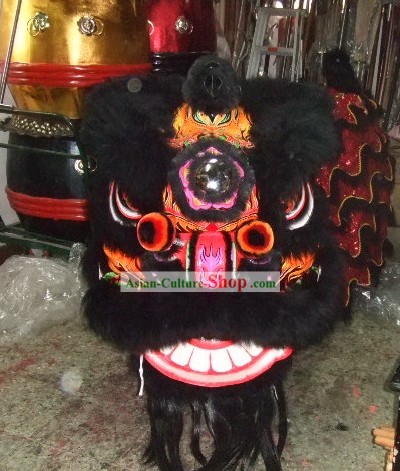 Competition and Parade Lion Mask and Costumes Complete Set