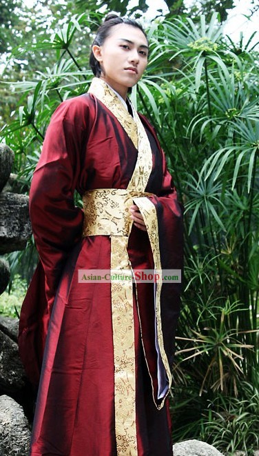 Ancient Hanfu Guzhuang Clothing for Men