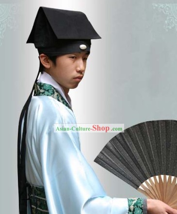 Ancient Chinese Male Fang Jin Fabric Hat