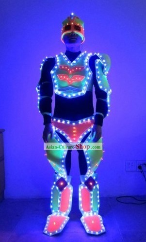 Custom Made Electric LED Lights Luminous Dancing Costumes