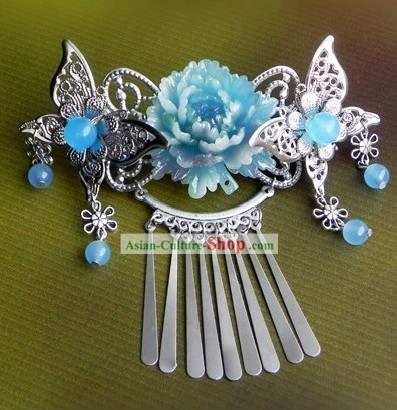 Traditional Chinese Handmade Butterfly and Flower Hair Accessories