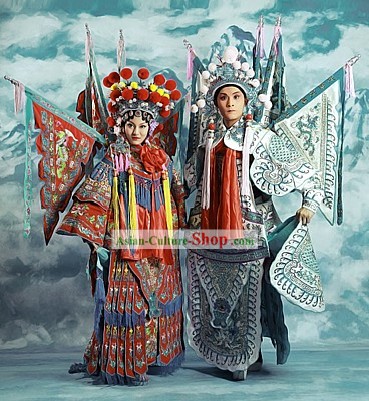 Beijing Opera Love Hua Dan and Wu Sheng Two Complete Sets for Men and Women