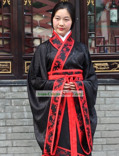 Ancient Chinese Palace Hanfu Clothing Complete Set for Women