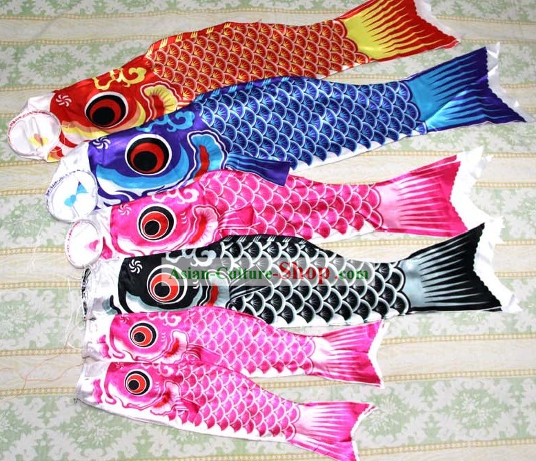 Japanese Style Carp Streamers Carp banners Fish Flag Decoration