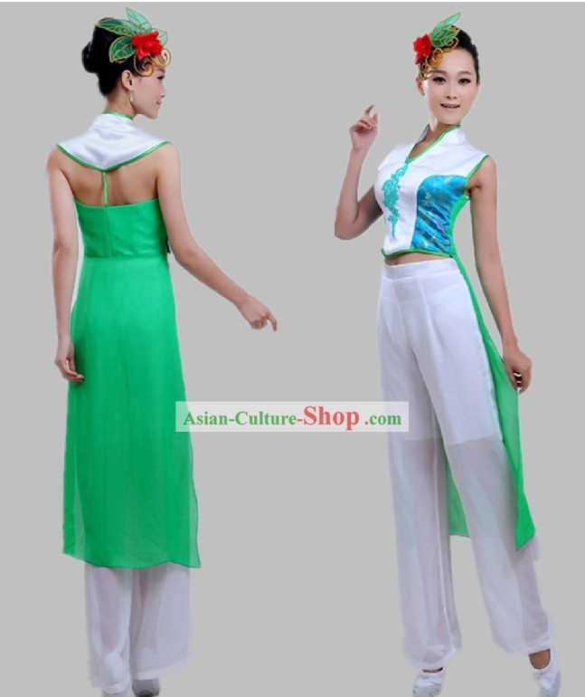 Chinese Classical Jasmine Flower Dance Costume for Women