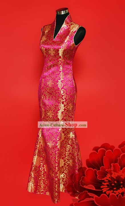 Traditional Chinese Wedding Cheongsam for Women