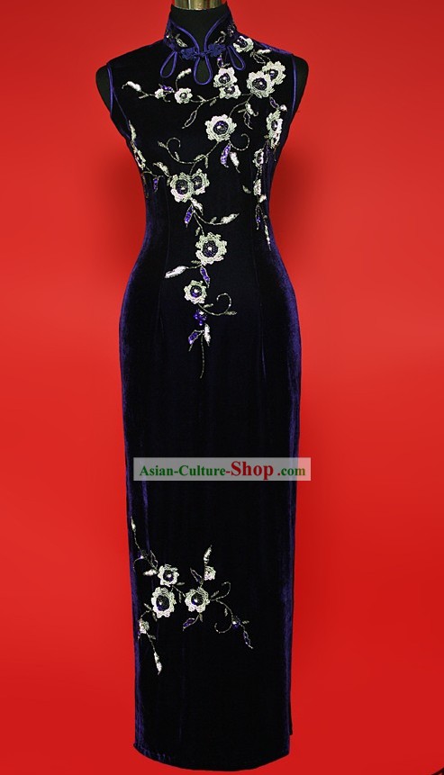 Chinese Old Shanghai Style Cheongsam for Women