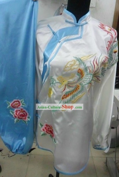 Traditional Phoenix Silk Tai Chi Suit for Women