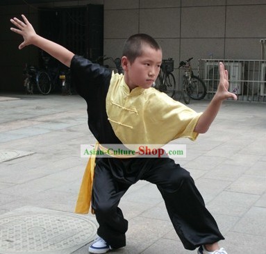 Comportable Silk Tai Chi Clothes for Children