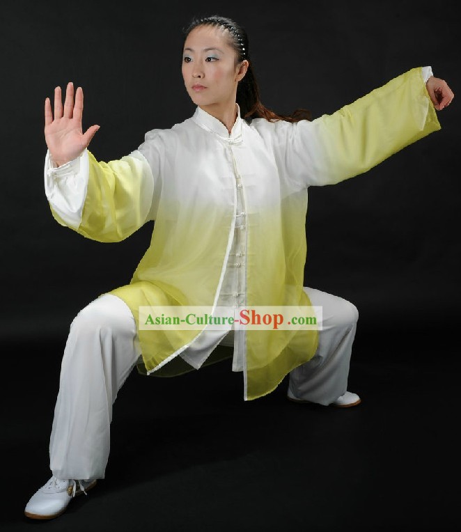 Color Transition Tai Chi Competition Uniform for Men or Women