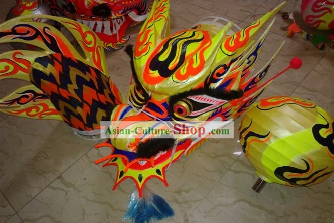 Top Competition and Parade Luminous Dragon Dance Costume Complete Set