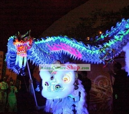 Glow in the Dark Dragon Dance Costume Complete Set