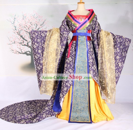 Ancient Chinese Tang Dynasty Empress Clothing Complete Set