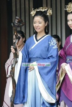 Ancient China Han Dynasty Women Clothing and Headpieces