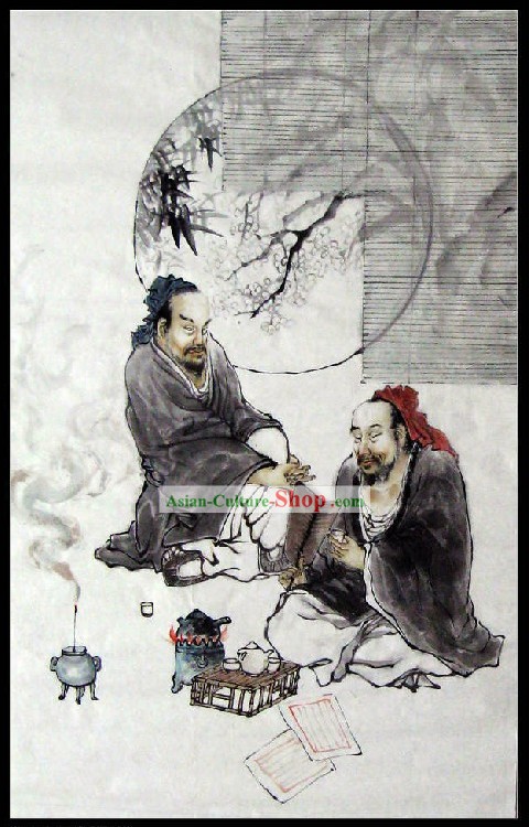 Chinese Classic Tea Painting - Jiang Tao