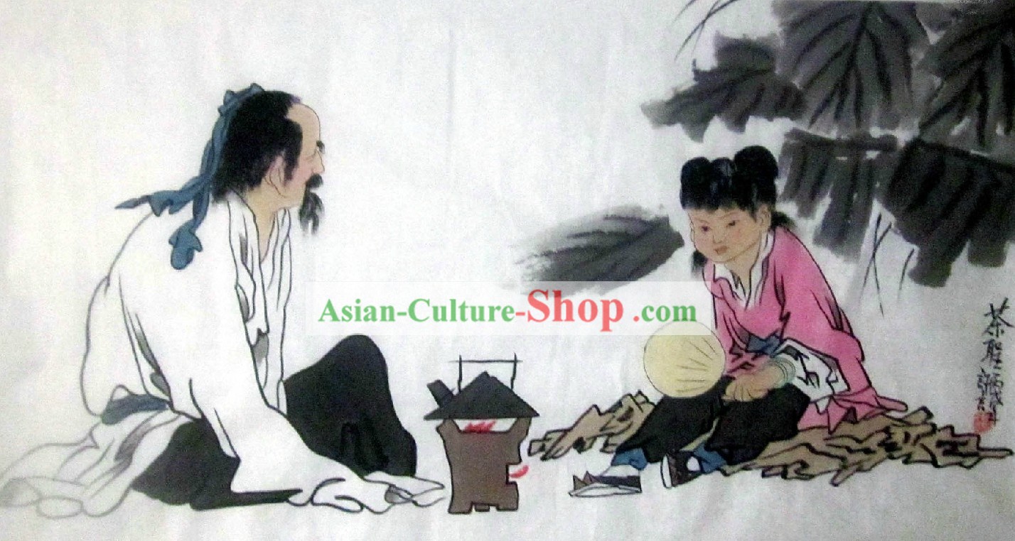 Chinese Classic Tea Painting - Xu Yan