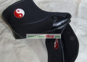 Traditional Chinese Black Taoist Tai Chi Cloud Boots