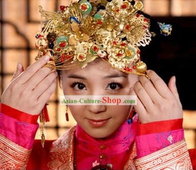 Ancient Chinese Wedding Phoenix Coronet for Brides