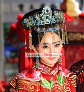 Ancient Chinese Wedding Phoenix Headpieces for Brides