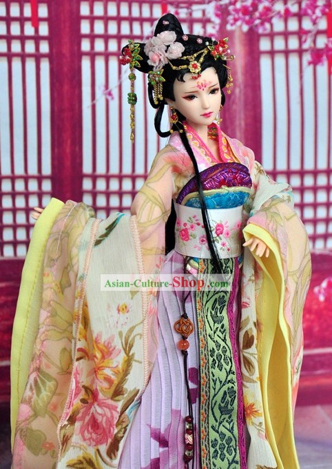 Ancient Chinese Queen Hair Accessories and Wig