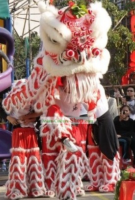 Happy Event Celebration or Display Lion Dance Costume Complete Set