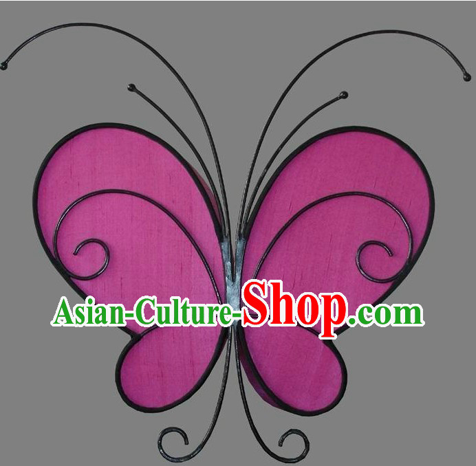 Chinese Classic Handmade Butterfly Silk Ceiling Lantern