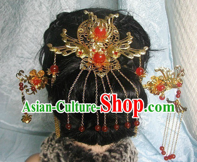 Chinese Classical Wedding Headpiece Hairpins for Women