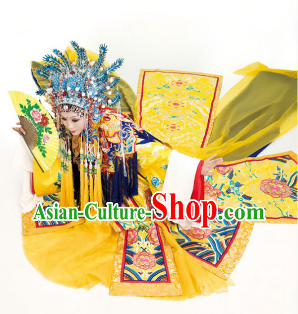 Ancient Chinese Four Beauties Yang Guifei Costumes and Hair Accessories Complete Set