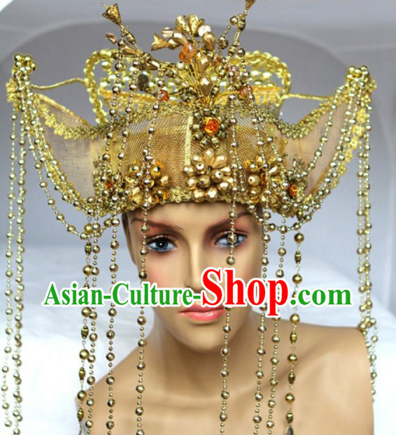 Chinese Classical Golden Hat