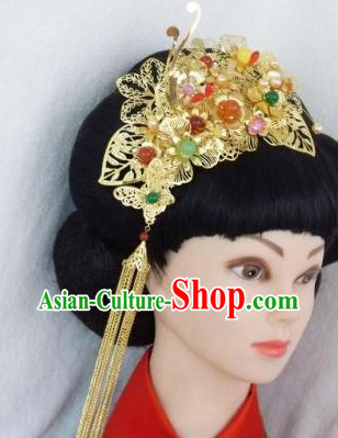 Traditional Chinese Wedding Headpiece for Brides