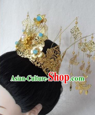 Traditional Chinese Wedding Headpiece for Brides