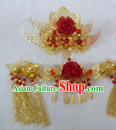 Traditional Mandarin Handmade Wedding Hair Accessories