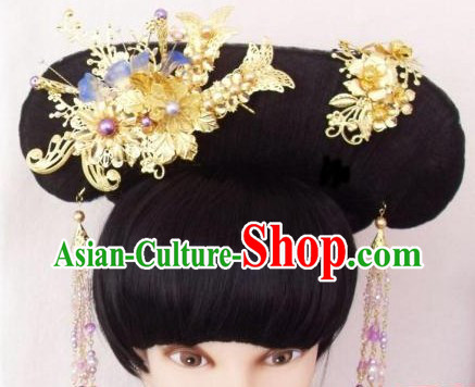 Qing Dynasty Empress Manchu Style Hair Accessories