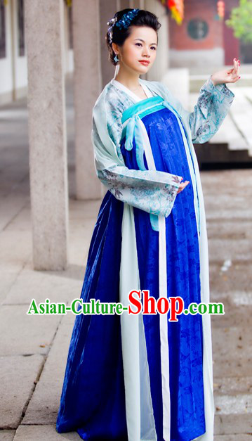 Ancient Chinese Tang Dynasty Clothing Complete Set for Women