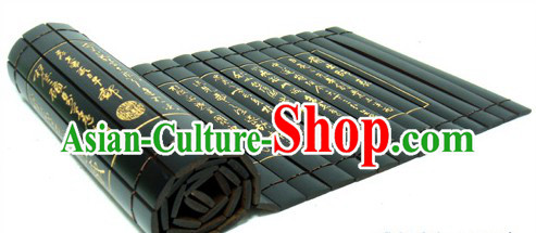 Traditional Chinese Inscribed Bamboo-slips