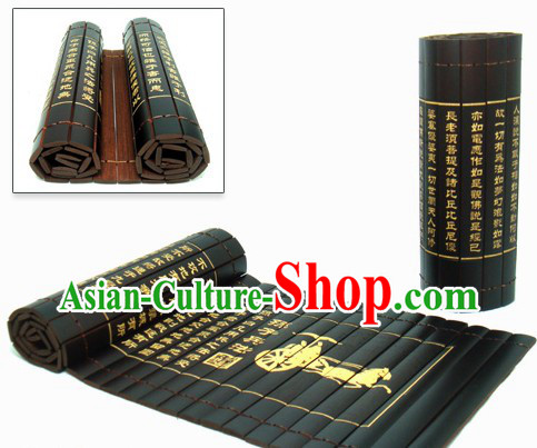 Traditional Chinese Inscribed Bamboo-slips - Sun Zi Bing Fa