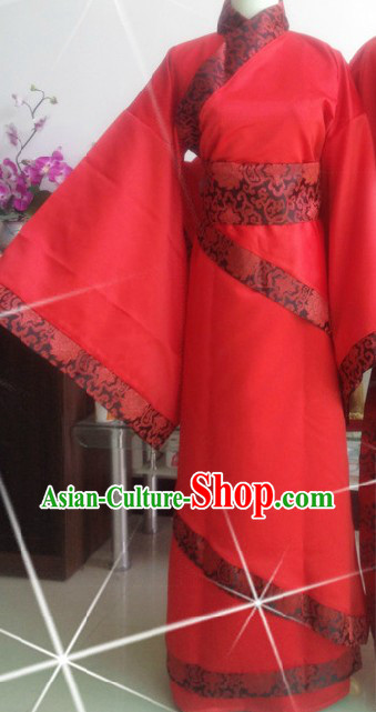 Ancient Chinese Red Wedding Dress