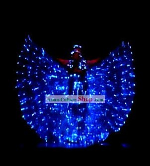 Electric LED Lights Luminous Butterfly Dancing Costume Complete Set